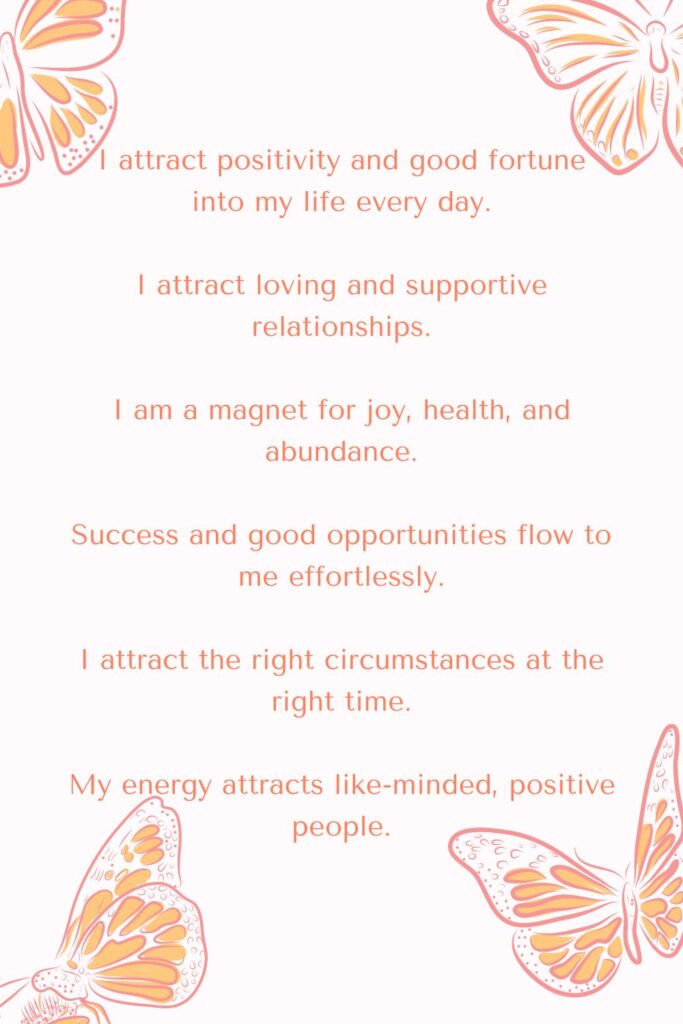 attracting affirmations